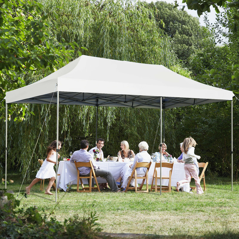 Gymax Instant Pop Up Canopy 8 Person Tent with Carry Bag